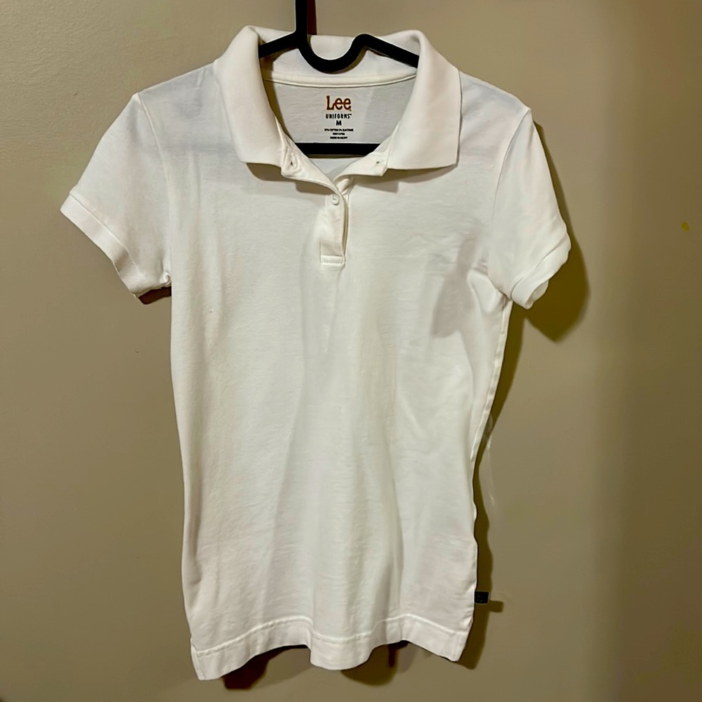 Preppy White Polo Shirt